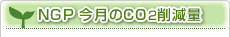 NGP今月のCO2削減量
